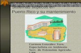 Sistemas sépticos en             Puerto Rico y su mantenimiento