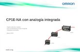 CP1E-NA con analogía integrada