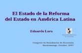 El Estado de la Reforma  del Estado en Am é rica Latina   Eduardo Lora