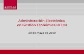 Administración Electrónica  en Gestión Económica UCLM