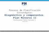 Proceso de Planificación Estratégica: Diagnóstico y componentes  Plan Minerva II
