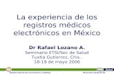 La experiencia de los registros médicos electrónicos en México
