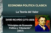 ECONOMIA POLITICA CLASICA La Teoría del Valor