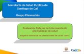 Secretaría de  Salud Publica de Santiago de Cali Grupo Planeación