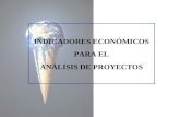 INDICADORES ECONÓMICOS  PARA EL  ANÁLISIS DE PROYECTOS