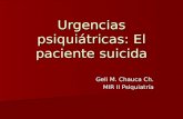 Urgencias psiquiátricas: El paciente suicida