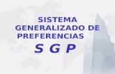 SISTEMA GENERALIZADO DE PREFERENCIAS