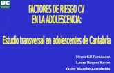 FACTORES DE RIESGO CV  EN LA ADOLESCENCIA: Estudio transversal en adolescentes de Cantabria