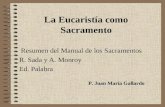 La Eucaristía como Sacramento
