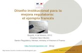 Diseño institucional para la mejora regulatoria:  el ejemplo francés