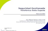 Seguridad Gestionada Telefónica Data España Marzo de 2003