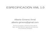 ESPECIFICACIÓN XML 1.0