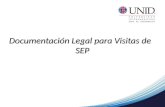 Documentación Legal para Visitas de SEP