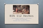 BIN 112  Hechos