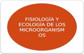FISIOLOGÍA Y ECOLOGÍA DE LOS MICROORGANISMOS