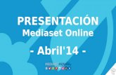 PRESENTACIÓN Mediaset Online