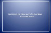 SISTEMAS DE PRODUCCIÓN CAPRINA         EN VENEZUELA