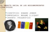 EL IMPACTO SOCIAL DE LOS DESCUBRIMIENTOS CIENTÍFICOS
