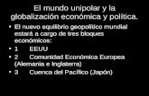 El mundo unipolar y la globalización económica y política.