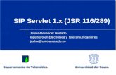 SIP Servlet 1.x (JSR 116/289)