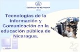 Tecnologías de la Información y Comunicación en la educación pública de Nicaragua.