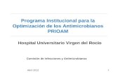 Programa Institucional para la Optimización de los Antimicrobianos PRIOAM
