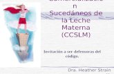 Código de Comercialización  Suced á neos de la Leche Materna  (CCSLM)
