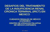 DESAFIOS DEL TRATAMIENTO DE LA INSUFICIENCIA RENAL CRONICA TERMINAL (IRCT) EN MEXICO