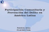 Participación Comunitaria y Prevención del Delito en América Latina