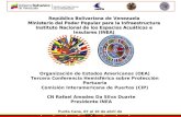 República Bolivariana de Venezuela Ministerio del Poder Popular para la Infraestructura