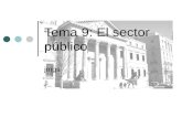 Tema 9: El sector público
