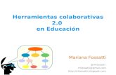 Herramientas colaborativas 2.0  en Educación
