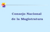 Consejo Nacional  de la Magistratura