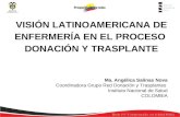 Ma. Angélica Salinas Nova Coordinadora Grupo Red Donación y Trasplantes