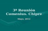 3ª Reunión Comenius. Chipre