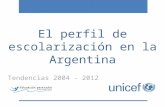 El perfil  de  escolarización en la Argentina Tendencias 2004 - 2012