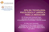 DPU en Tecnología Psicológica y Jurídica para la Mediación