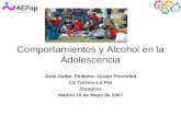 Comportamientos y Alcohol en la Adolescencia