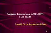 Congreso Internacional AMP-AEN-SEB-SEPB
