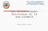 Las Universidades Bolivianas en la Red:COIMATA