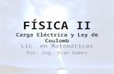 FÍSICA II Carga Eléctrica y Ley de Coulomb