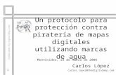 Un protocolo para protección contra piratería de mapas digitales utilizando marcas de agua
