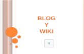 Blog y  wiki