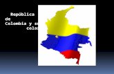 República   de Colombia y sus         colores