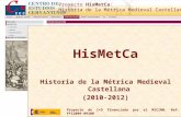 HisMetCa Historia de la Métrica Medieval Castellana (2010-2012)