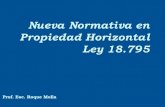Nueva Normativa en Propiedad Horizontal Ley 18.795