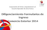 Corporación de Ferias y Exposiciones S.A Usuario Operador de Zona Franca