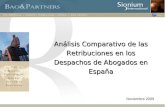 Análisis Comparativo de las Retribuciones en los Despachos de Abogados en España