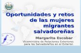 Oportunidades y retos de las mujeres migrantes salvadoreñas