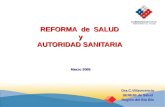 REFORMA  de  SALUD  y AUTORIDAD SANITARIA